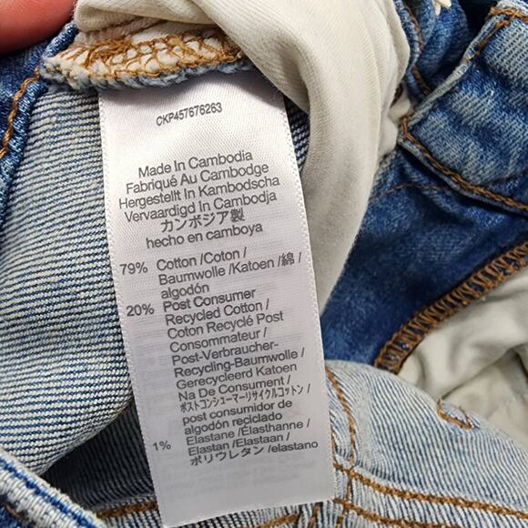 Madewell Curvy Perfect Vintage Jean Denman Wash Distressed Size 24 NWT - Picture 8 of 11